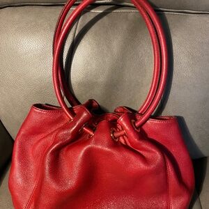 Beautiful red Michael Kors purse and wallet